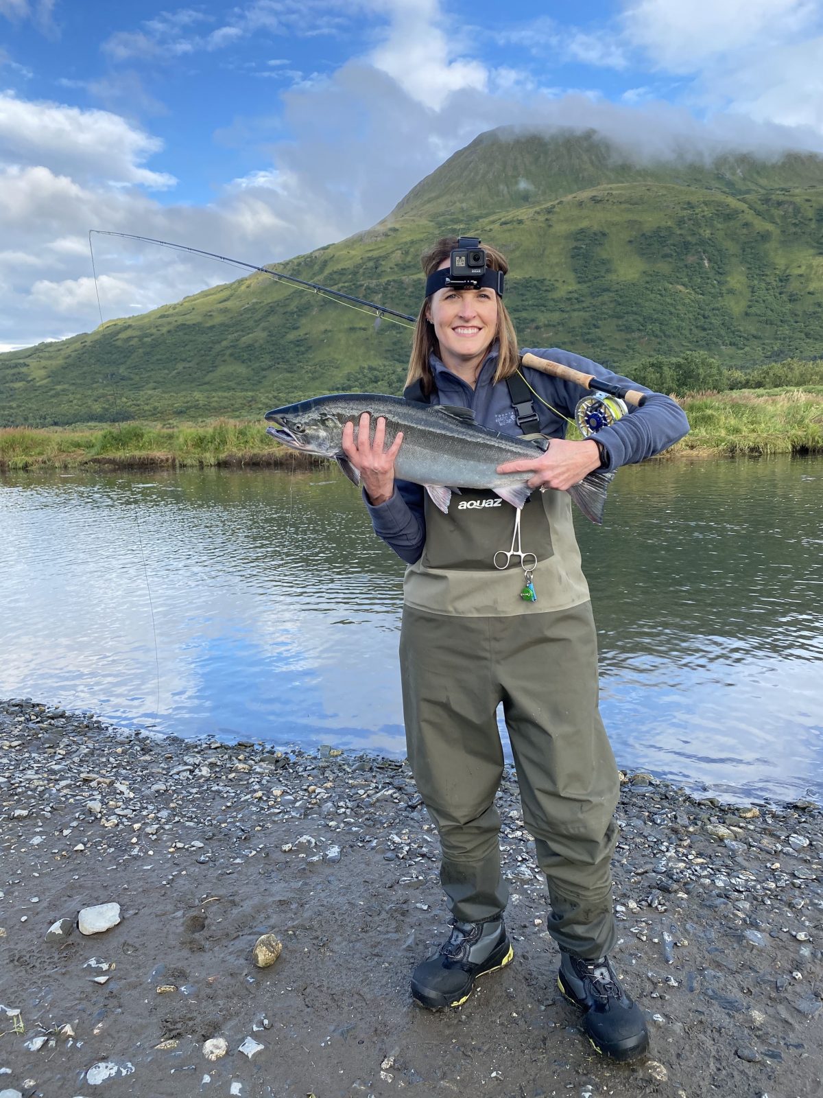 Sizable Silver Salmon!
